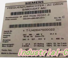 6SE7024-7ED51-Z Module, PLC, LCD, Board, Controller