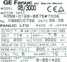 A06B-0128-B675-7008 Module, PLC, LCD, Board, Controller