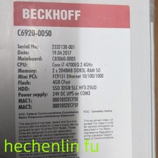 C6920-0050 Module, PLC, LCD, Board, Controller